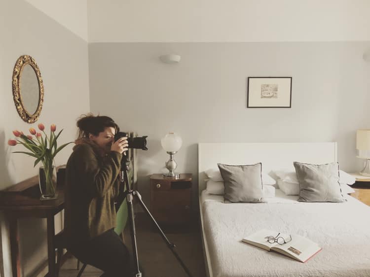 Dietro le quinte del lavoro di fotografa